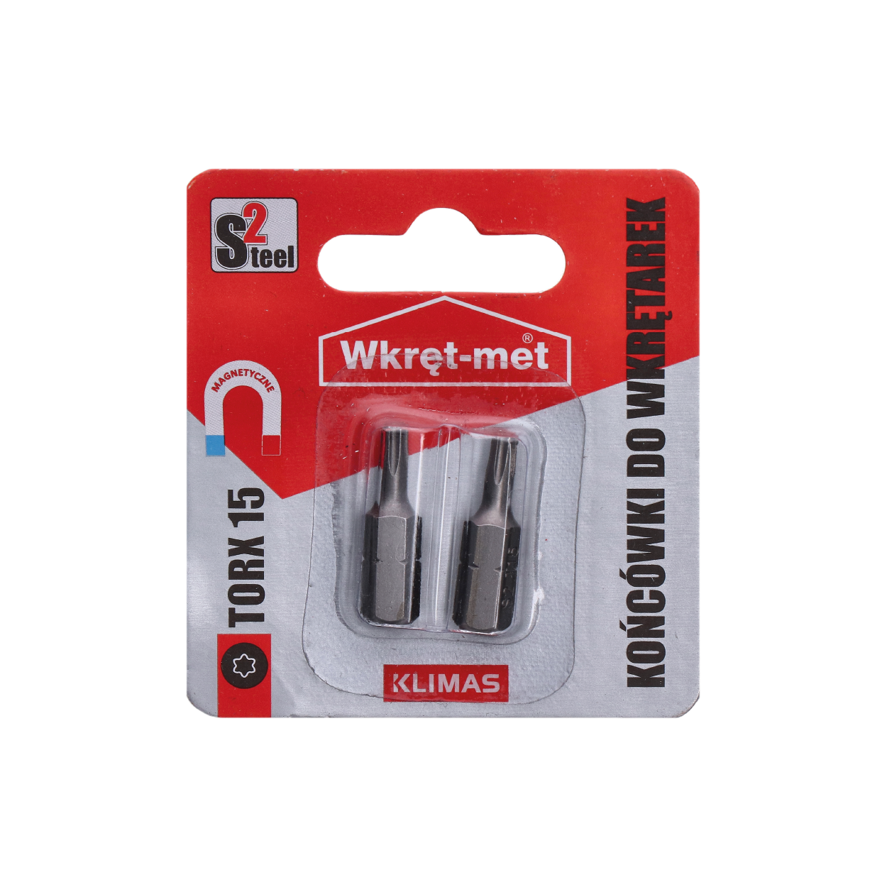 2 dílny blister bitů TX-15, délka 25mm