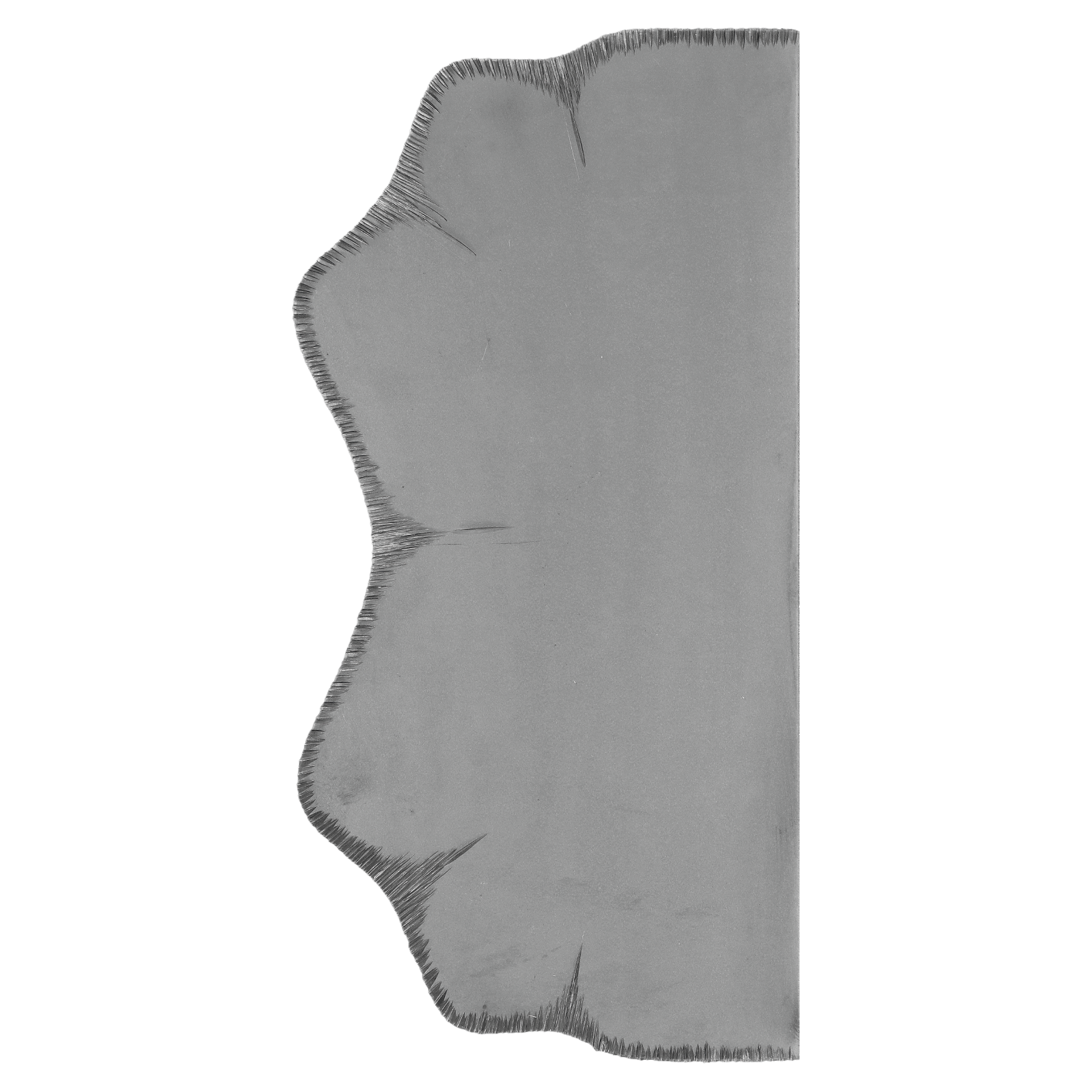 Štítek 260x125x3 mm bez otvorů, zdobený