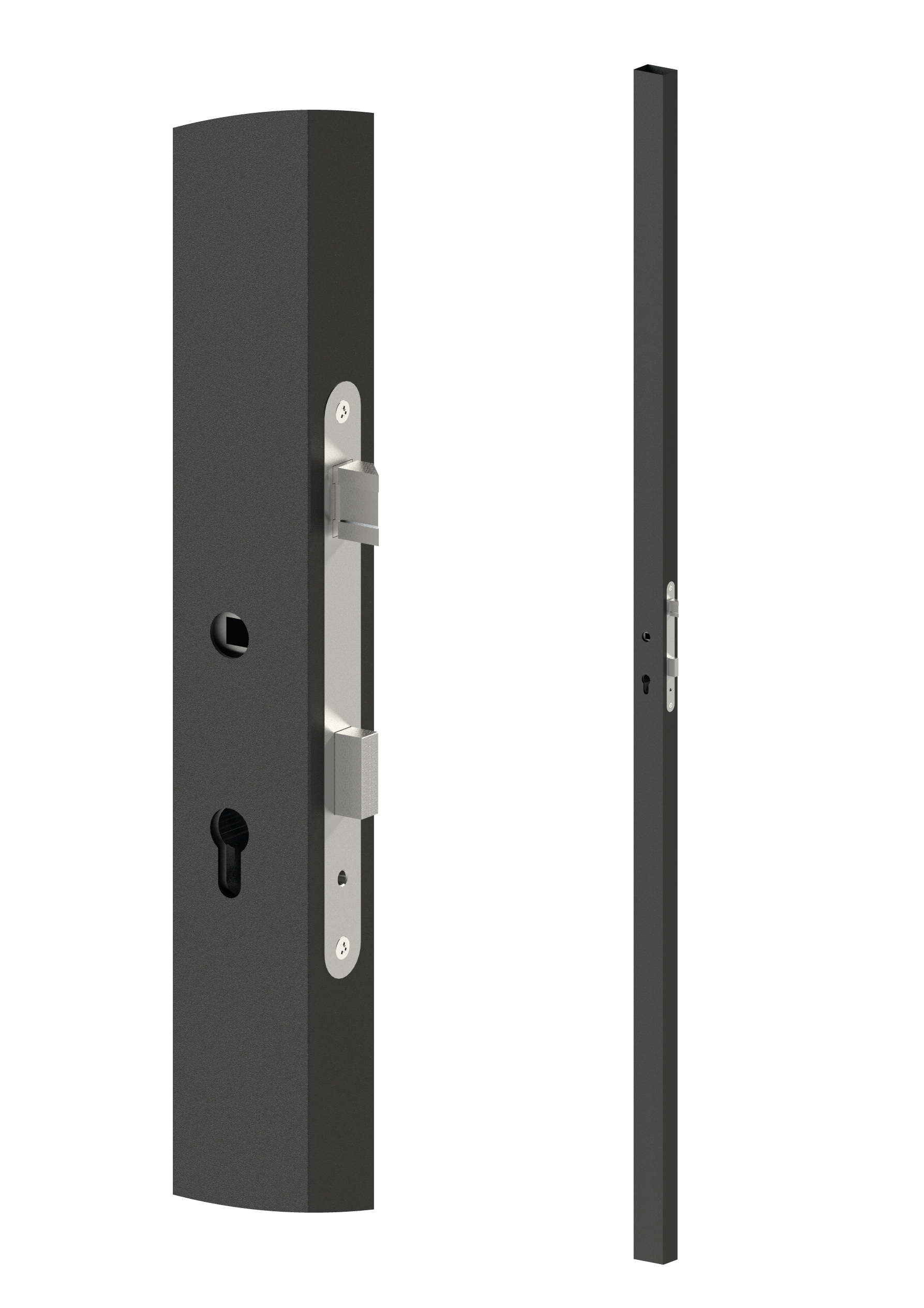 Profil 60 x 40 x 1,5 x 2000 mm se zapuštěným zámkem