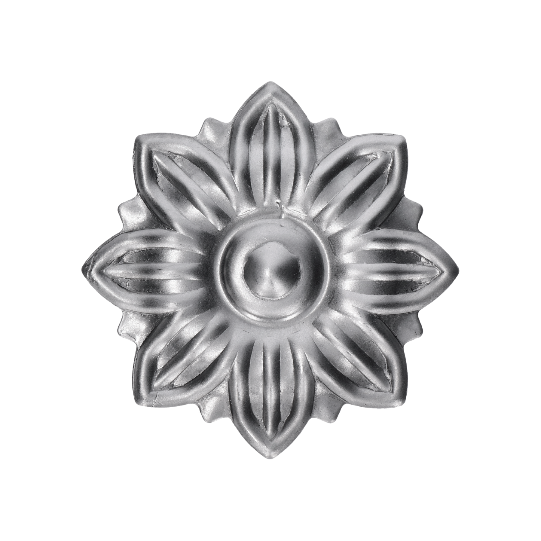 DO VYPRODÁNÍ ZÁSOB - Květ plechový ø 75 mm,  tl. 1,5 mm