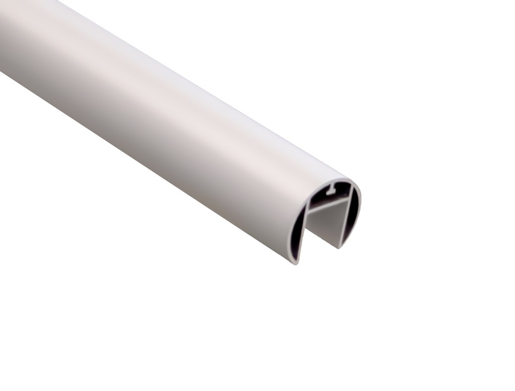 Madlo ø42.4mm, L-2500mm, pro sklo 8-17.5mm, bez  úpravy