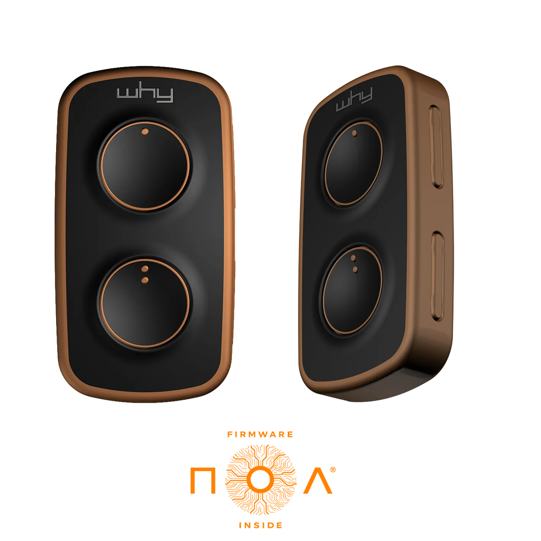 Vysielač Evo2 NOA 4-kanál, 433/868 MHz, pevný/plávajúci kód , FARBA TABAK