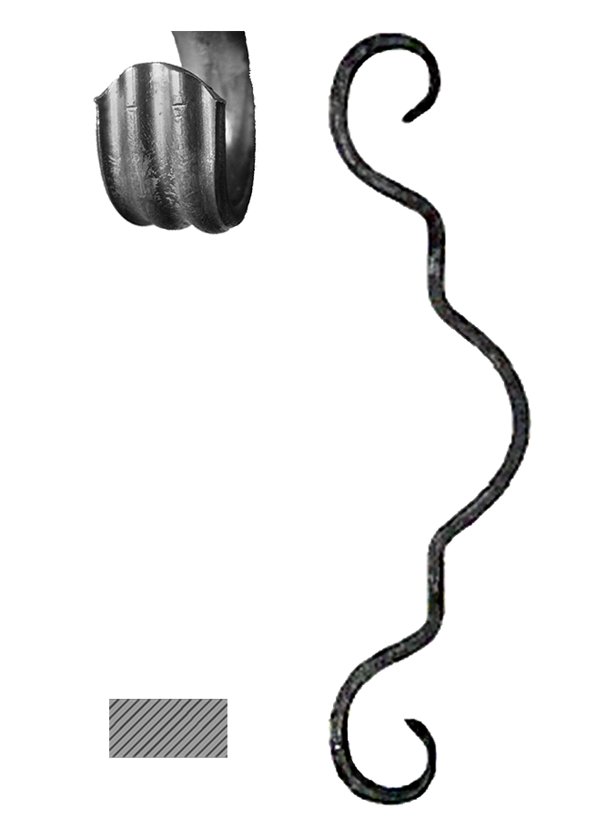 Prvek 12 x 6 mm, 270 x 70 mm