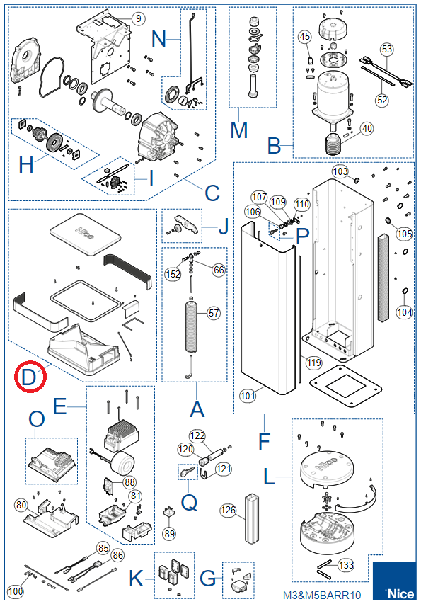 SPAMG095A00 kit majáku pro MBAR