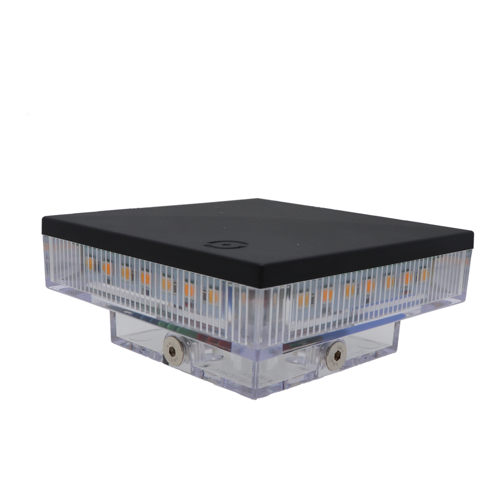 LED lampa, 12 V/24 V/230 V na sloupek 100 x 100/120 x 120 mm