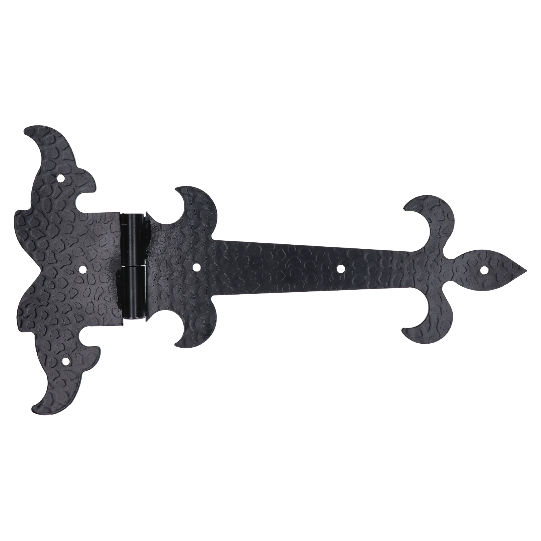 Pánt ozdobný 350x200, tloušťka 3 mm, černá farba, levý