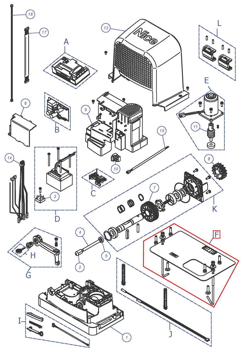 SPRO600A Sada fixační desky RBS400, RBS600, RBS600HS