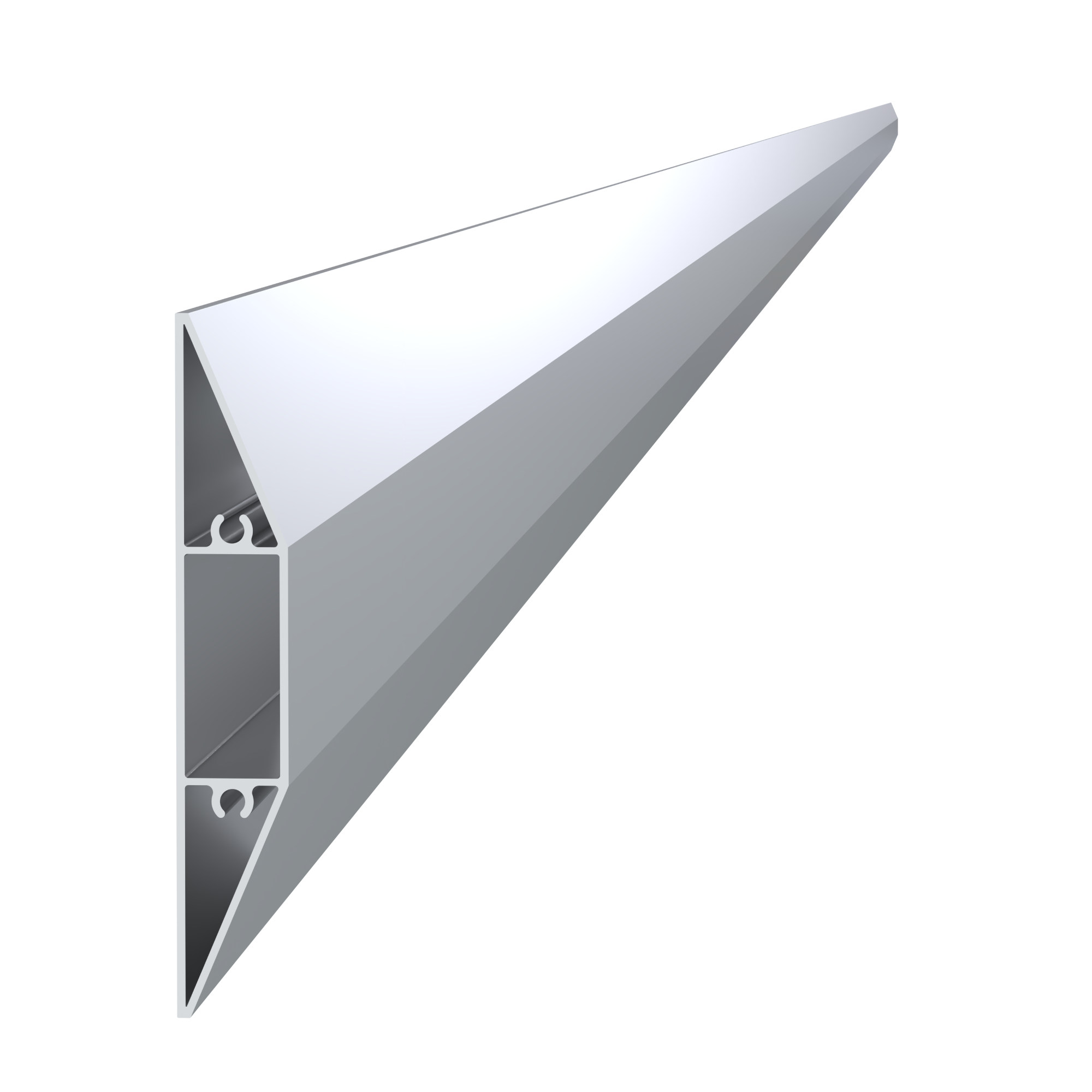 Al profil 100 x 16 x 6000 mm, bez povrchové úpravy