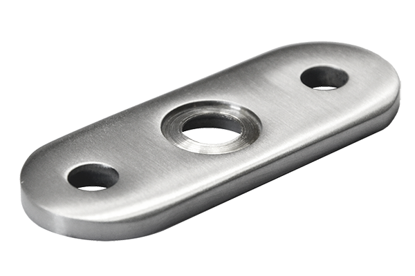 Nadpojovací deska plochá (přímá), broušená nerez AISI 304