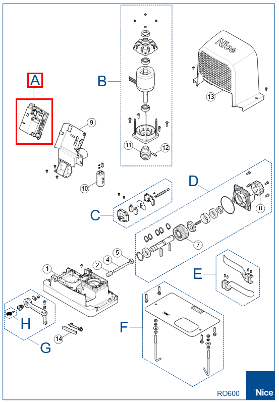 SPROA41 Riadiaca jednotka pre new ROBO RO600