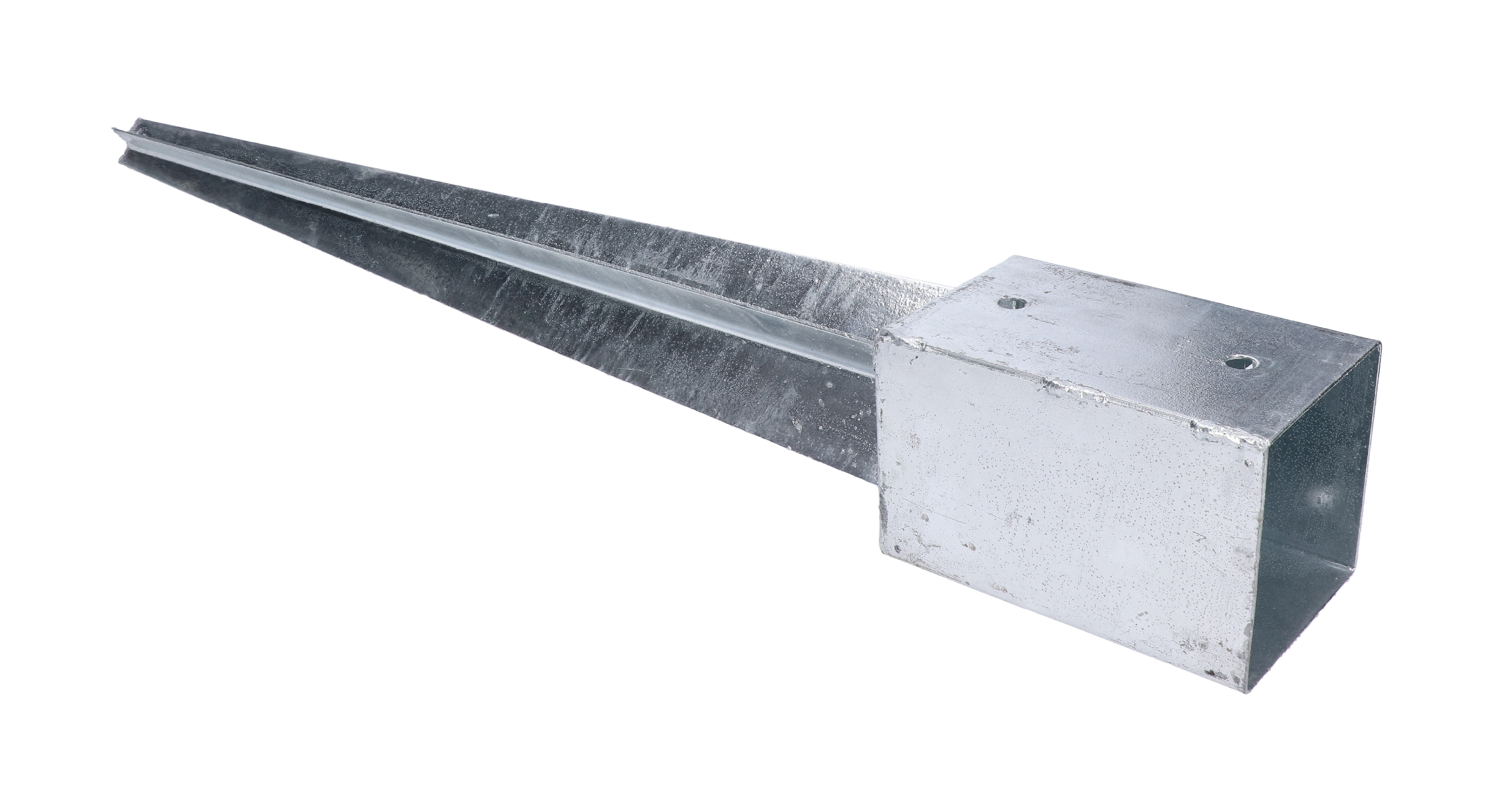 Zemní vrut, zatloukací patka, 71 x 50 mm, žárový pozink