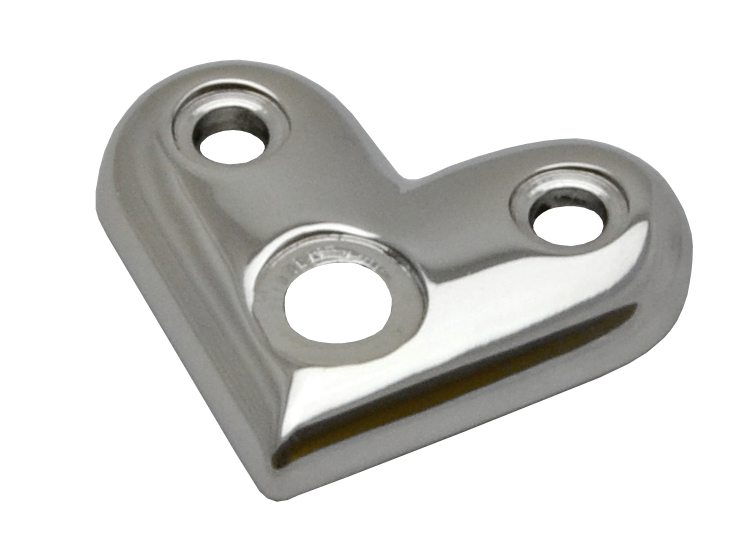 Nadpojovací deska na trubku ø 42,4 mm, leštěná AISI 304