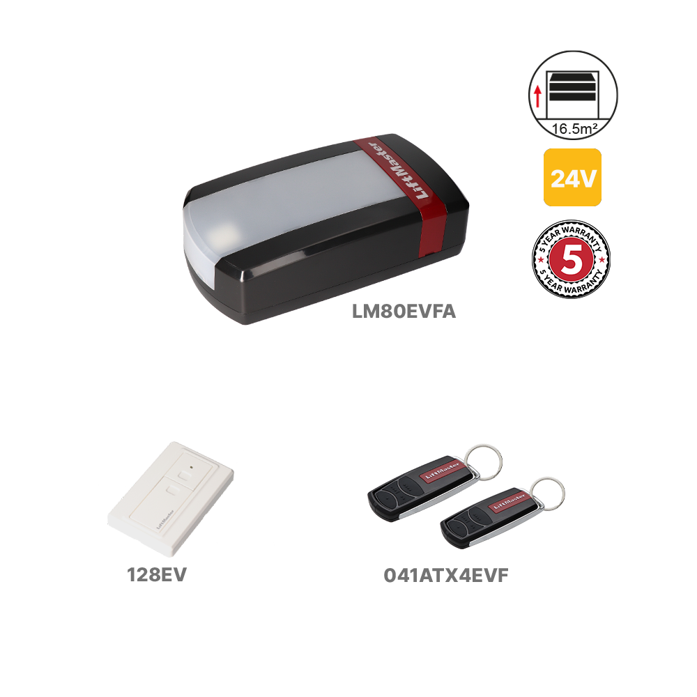 LiftMaster sada pro sekční garážová vrata 16 m2 / 130kg