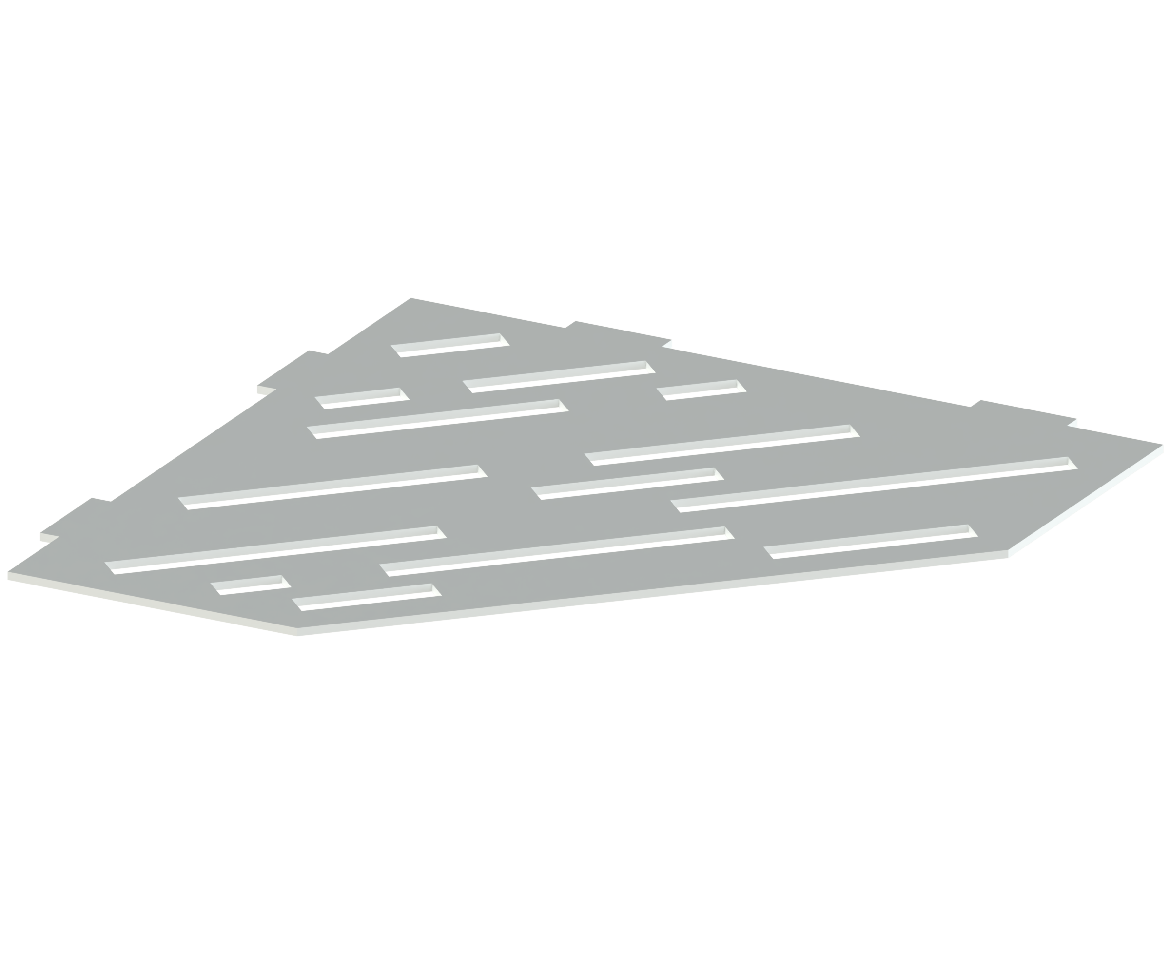 Rohová police do koupelny, broušená nerez AISI 304 / K320