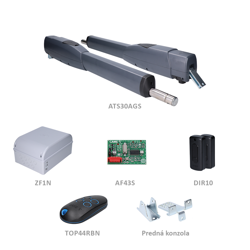 CAME ATS30 SAFE sada pro dvoukřídlovou bránu do 3m/křídlo