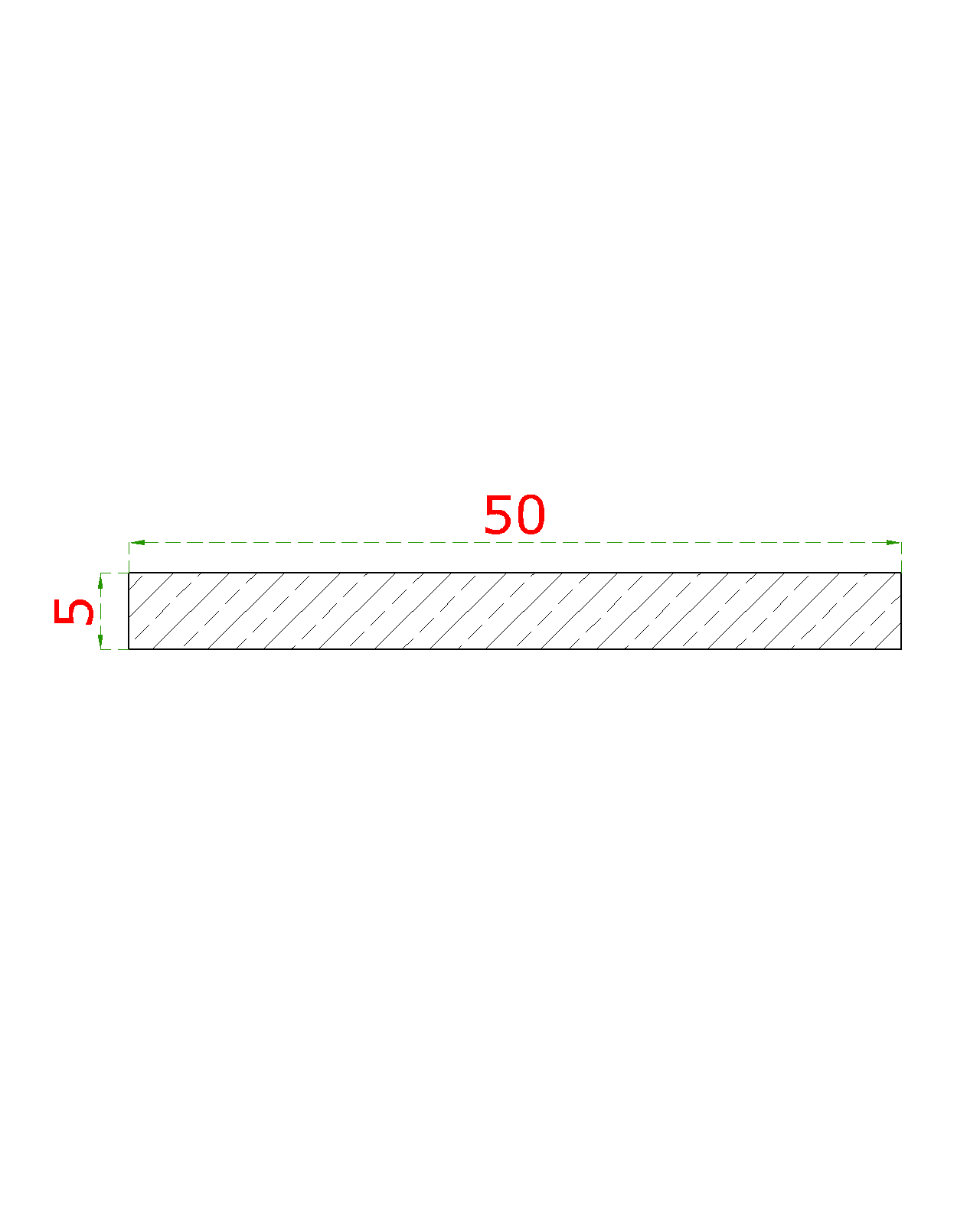Tyč plochá 50 x 5 x 3000 mm, kartáčovaná nerez AISI 304