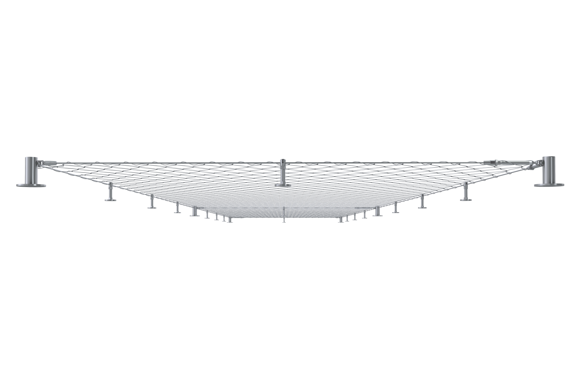 Set pro fasádní lanovou stěnu, 3 x 25 m, odsadenie 100 mm