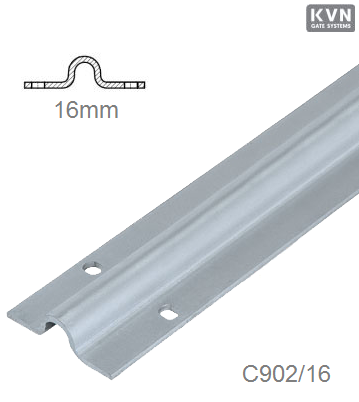 Vodiaci profil U ø 16mm pre posuvné brány, dĺžka 6m, cena za kus