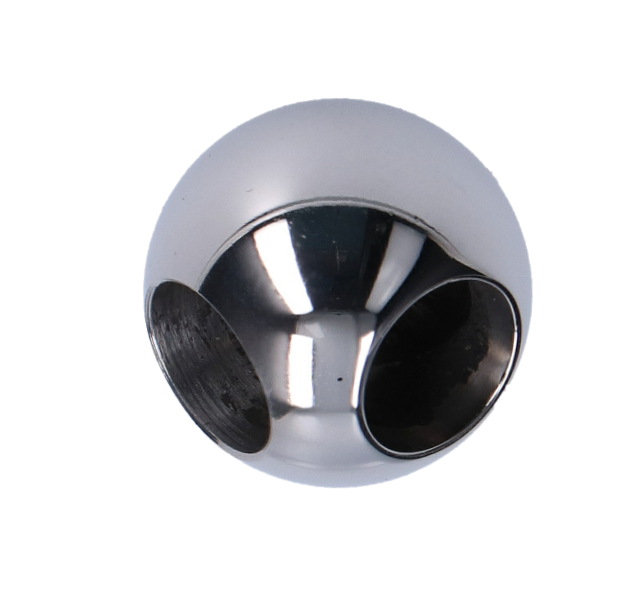 Koule rohová ø 25 mm na trubku ø 12 mm, leštěná AISI 304