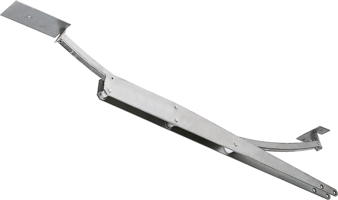 Otočné rameno pro garážová vrata s protizávažím