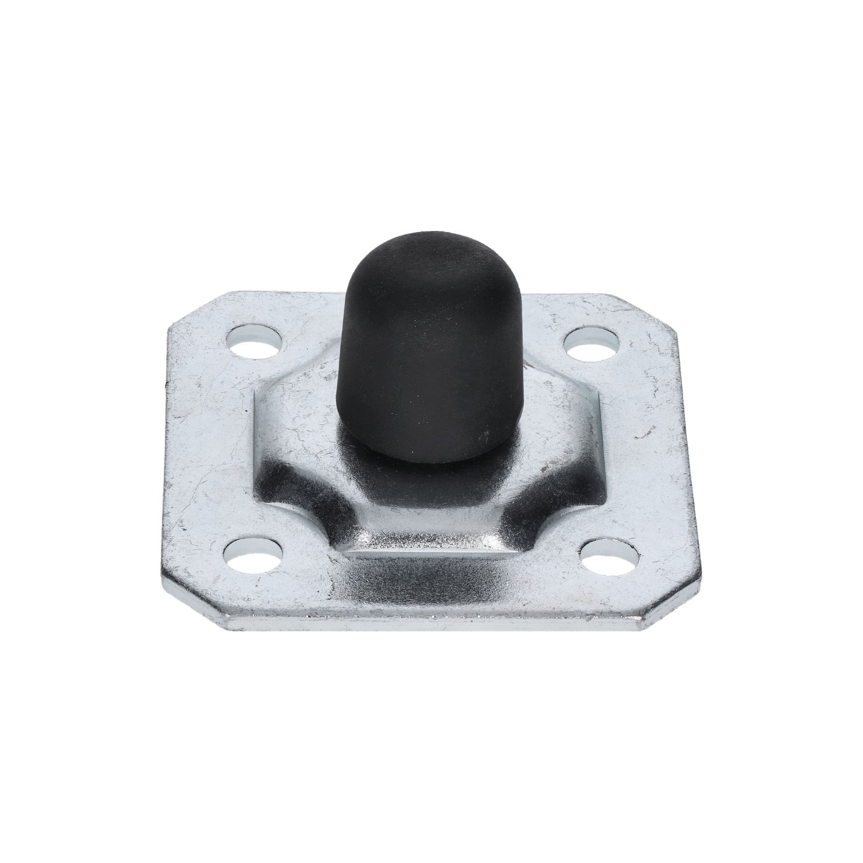 Nastavitelný doraz posuvných vrat, plotna 100x100mm, pozinkovaný