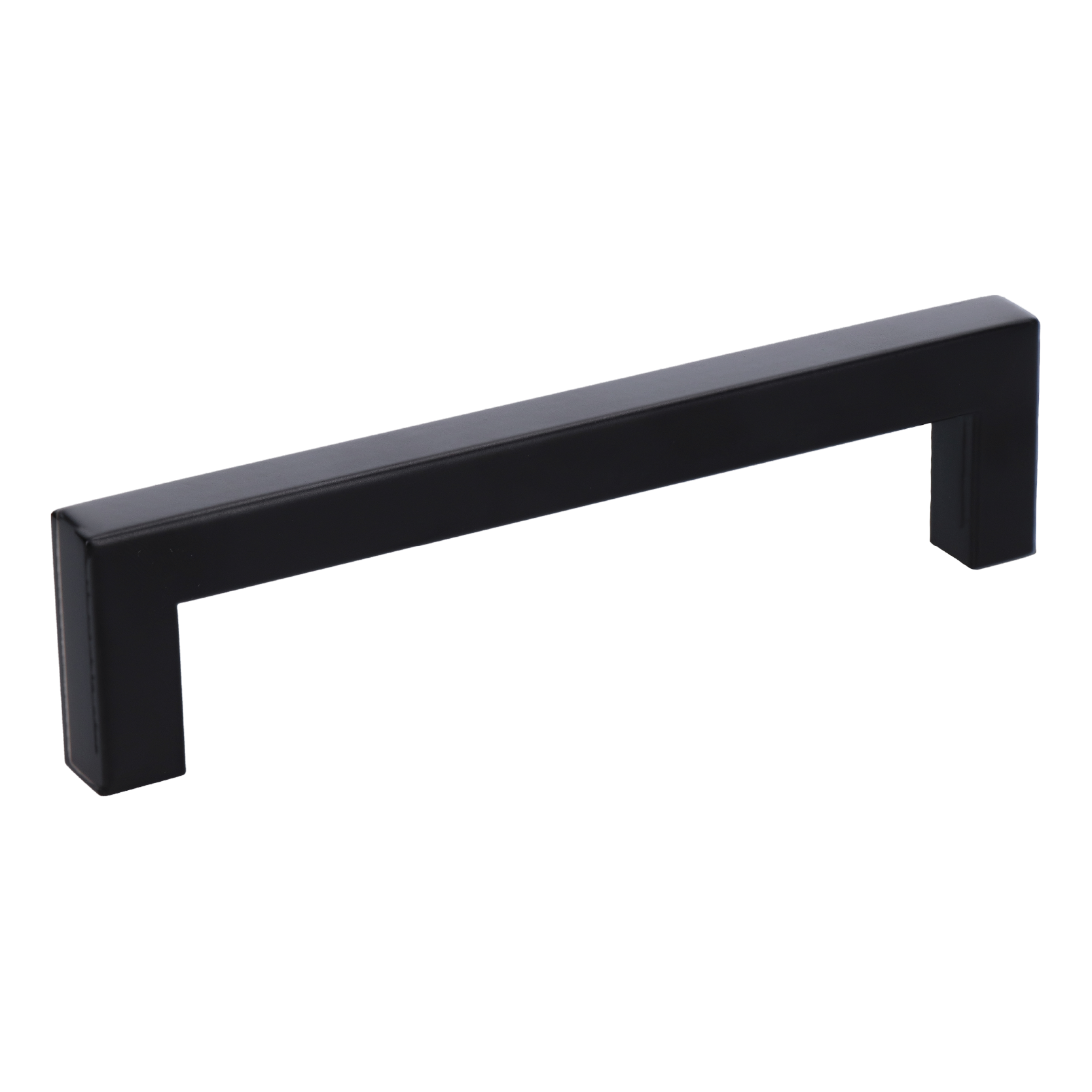 Úchytka pro rozteč 128 mm, dutá, černá, nerez AISI304