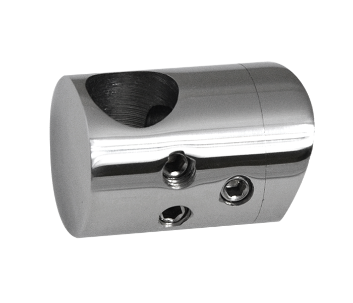 Držák tyče ø 12 mm přechodný na trubku ø 42,4 mm, AISI 304