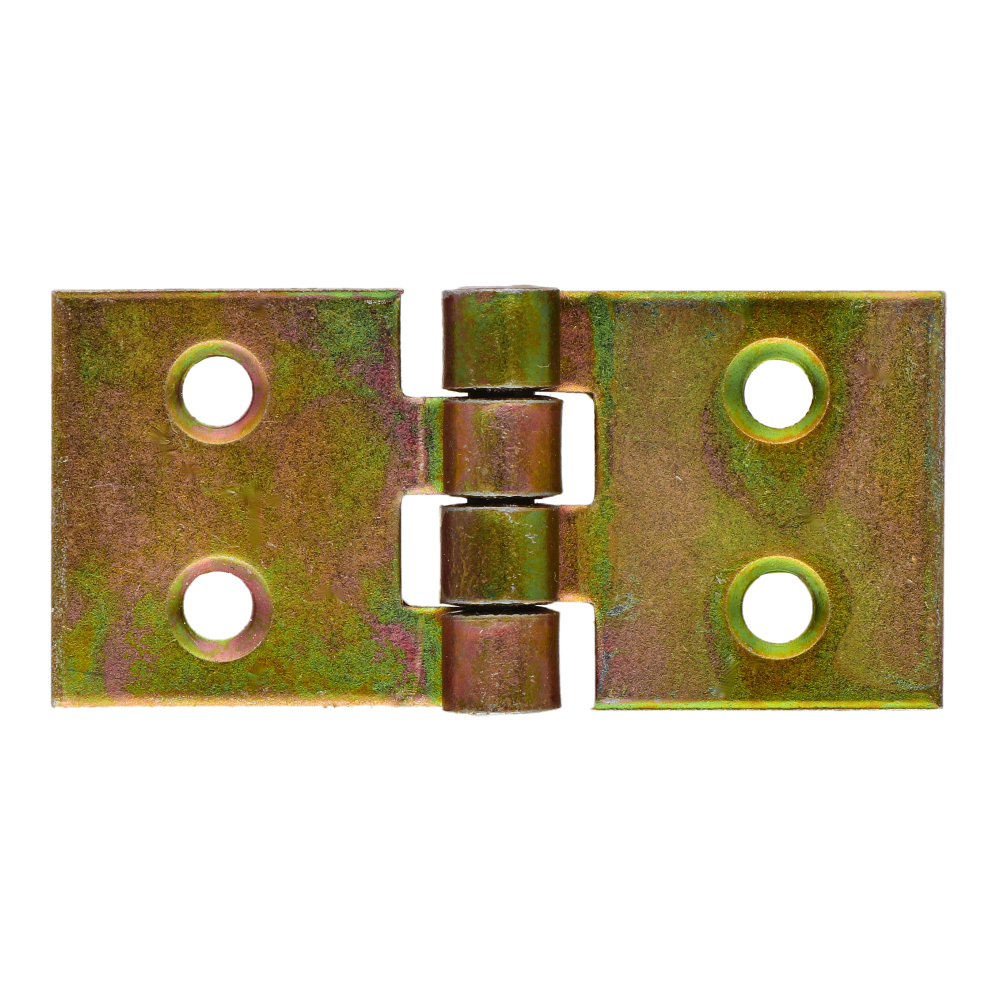 Závěs pásový 54 x 25 mm, žlutý zinek