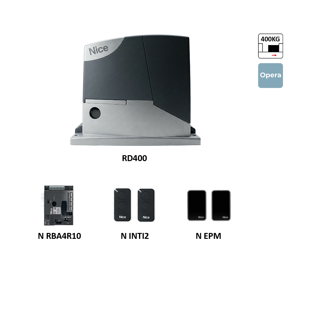 ROAD400KIT-Z sada pohonu pro posuvné brány do 4,5 m/400 kg