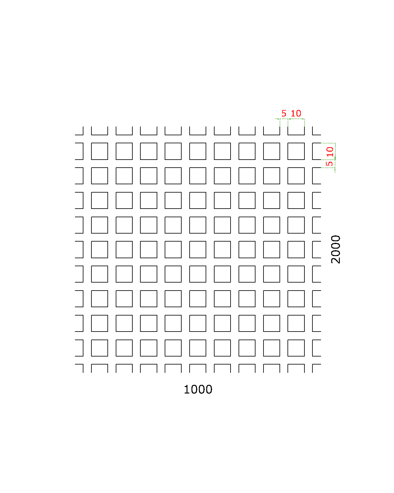 DOPREDAJ! Dierovaný plech Fe t = 2 mm, otvor 10 x 10 mm, rozteč 14 mm