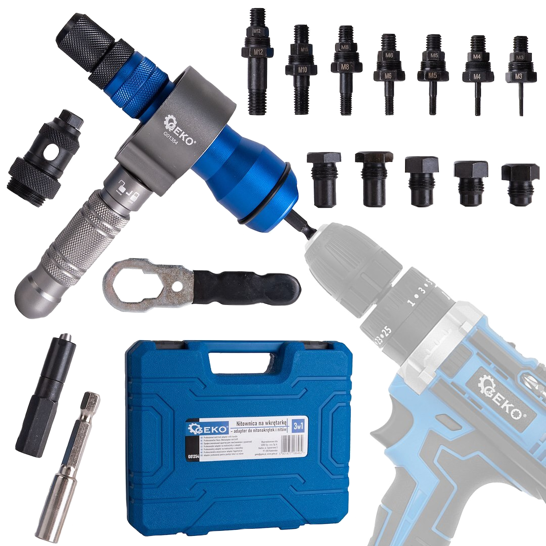 Profesionální adaptér na nýtování s rukojetí