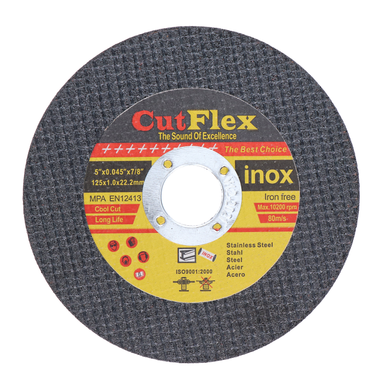 Řezný kotouč na ocel a nerez, 125 x 1 x 22,2 mm