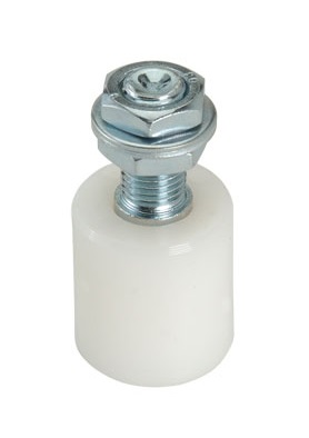 Vodicí kladka ø40, H-60mm, závit M14, nylonová, horní