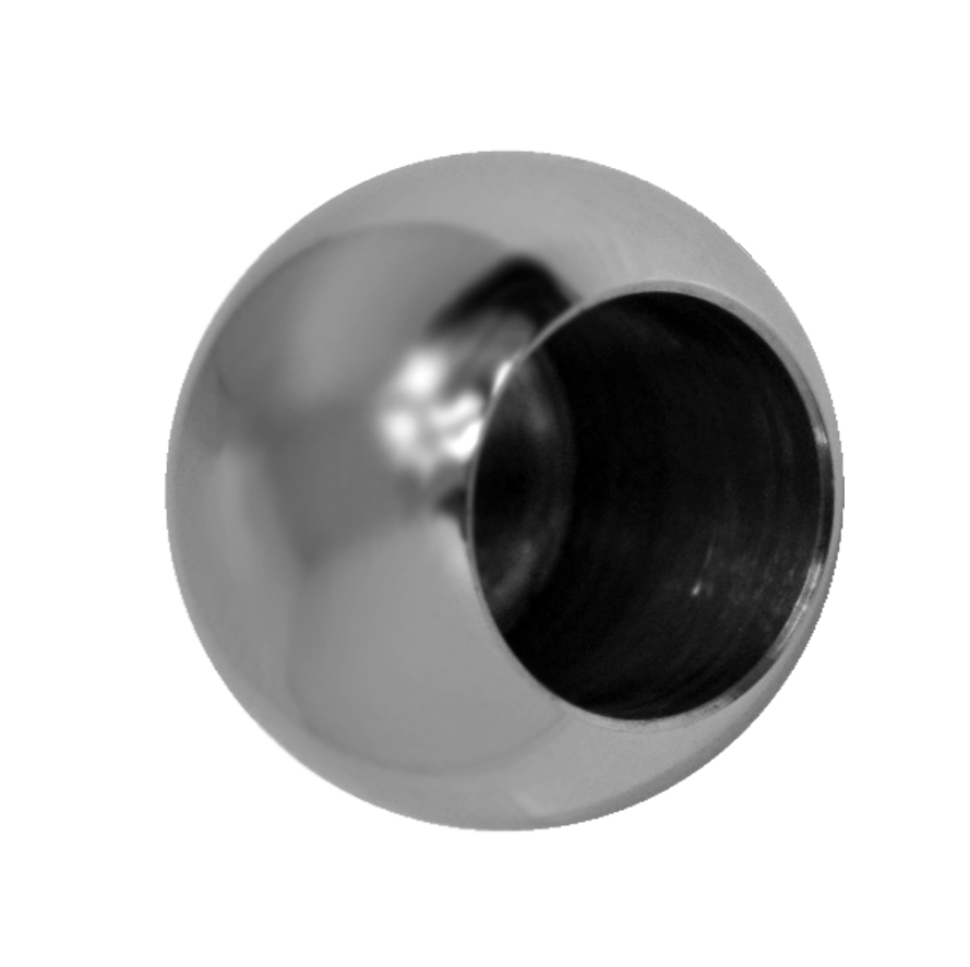 Koule koncová ø 20 mm na trubku ø 12 mm, leštěná AISI 304