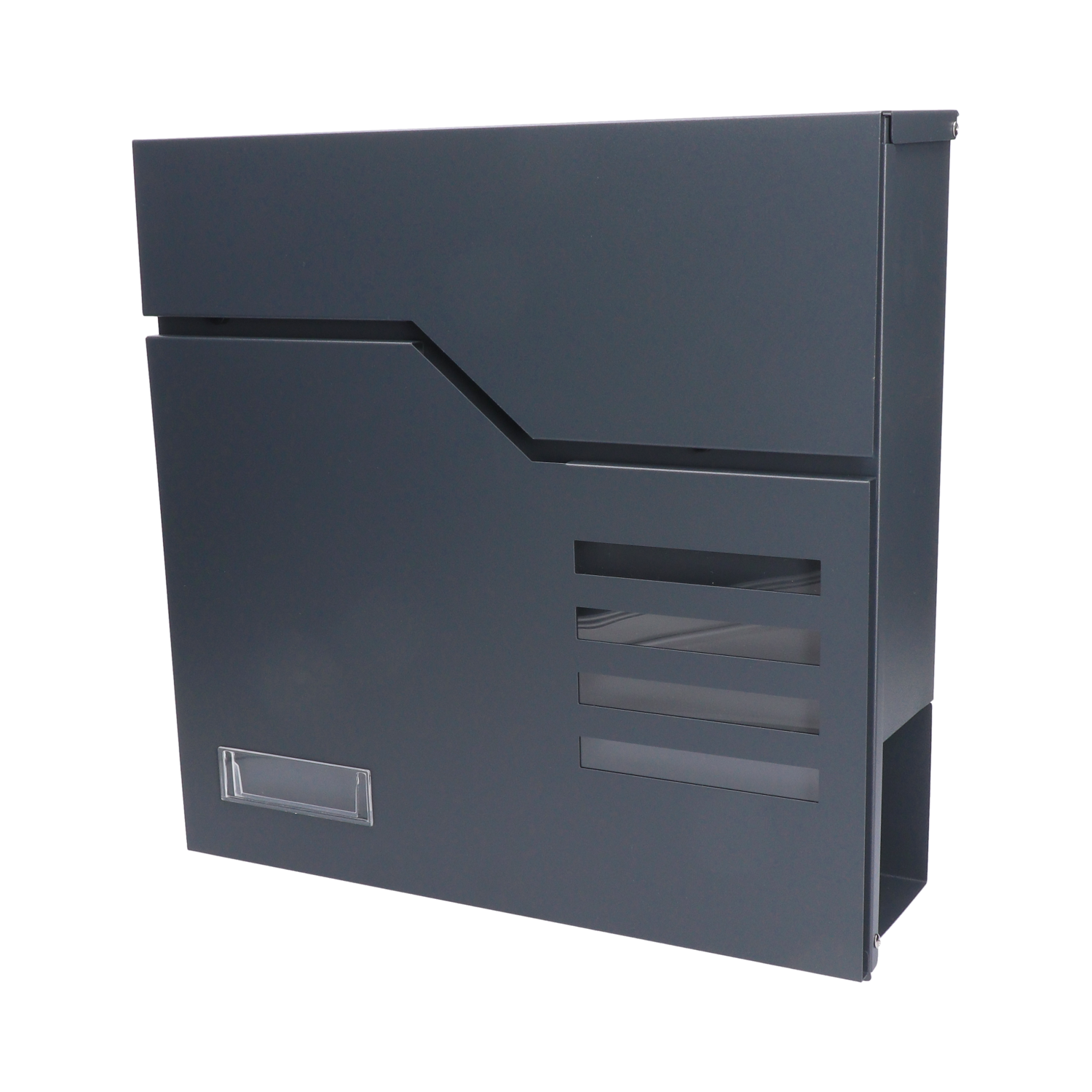 Poštovní schránka, A4, nerez AISI410 a pozink, RAL7016