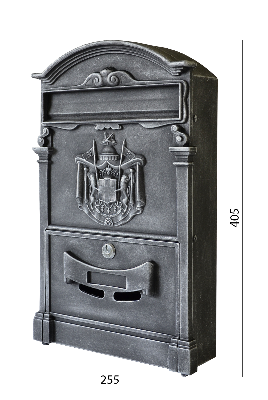 Poštovní schránka H 405 x L 255 x W 90 mm