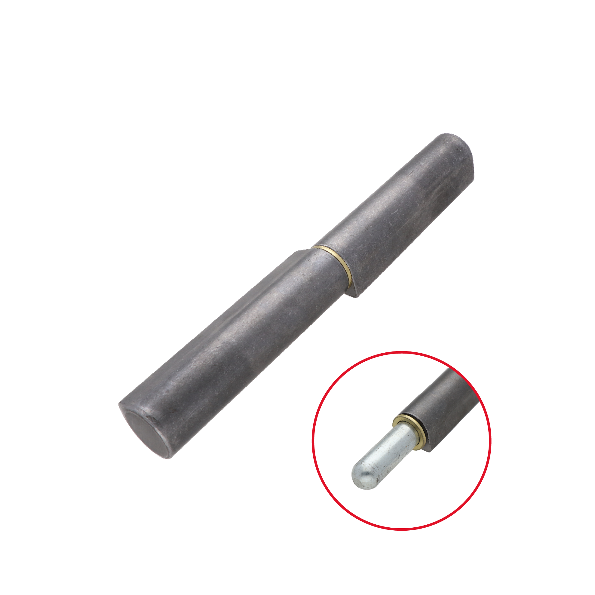 Pánt dvojdielny 200x23mm s podložkou, pozinkovaný tŕň