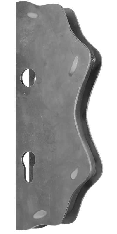 Kazetová sestava pro branku 250 x 95 x 30 mm, hladká