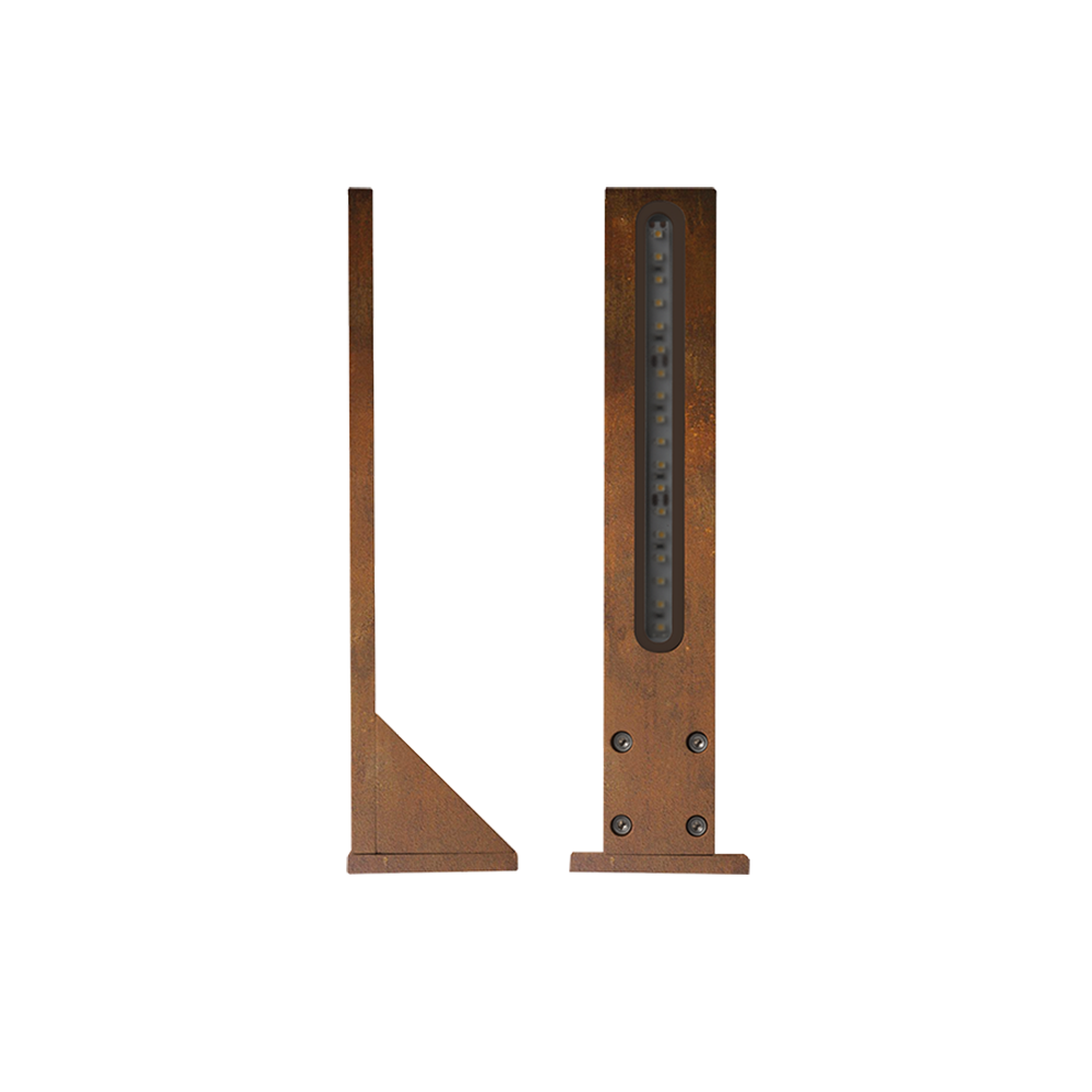 Venkovní LED osvětlení VERTICAL, barva CORTEN, H-246mm