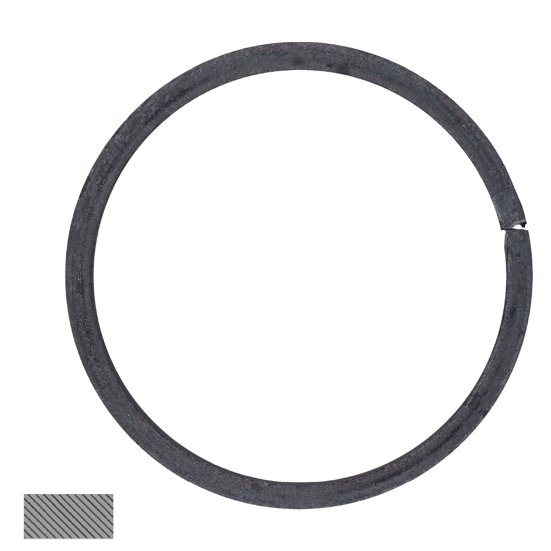 Kruh ø100 mm, 12 x 6 mm, hladký