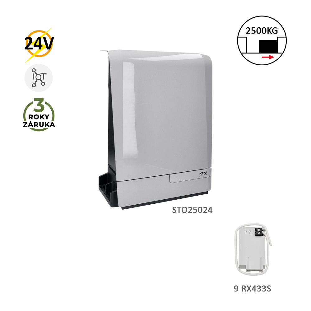 STORM pohon pro posuvnou bránu do 2500 kg