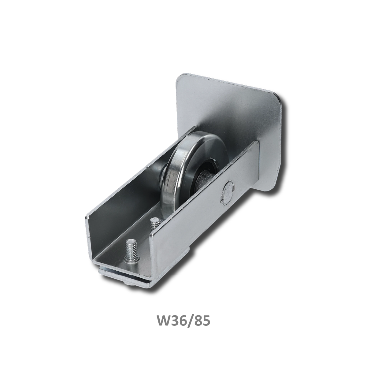 Náběhové kolečko samonosné brány pro profil 80 x 85 mm