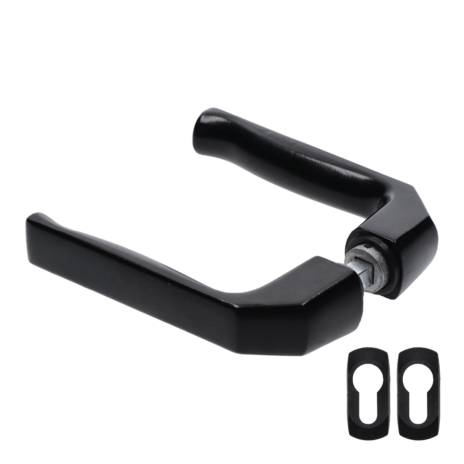 Klika, průměr osazení 19mm, černá barva, pár