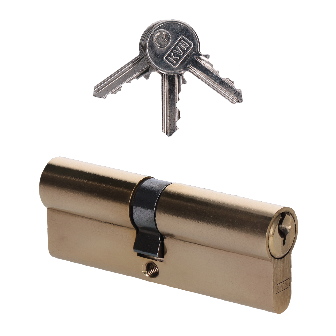 Cylindrická vložka EURO 40/45mm, mosazná, 3 klíče, šroub M5x65mm