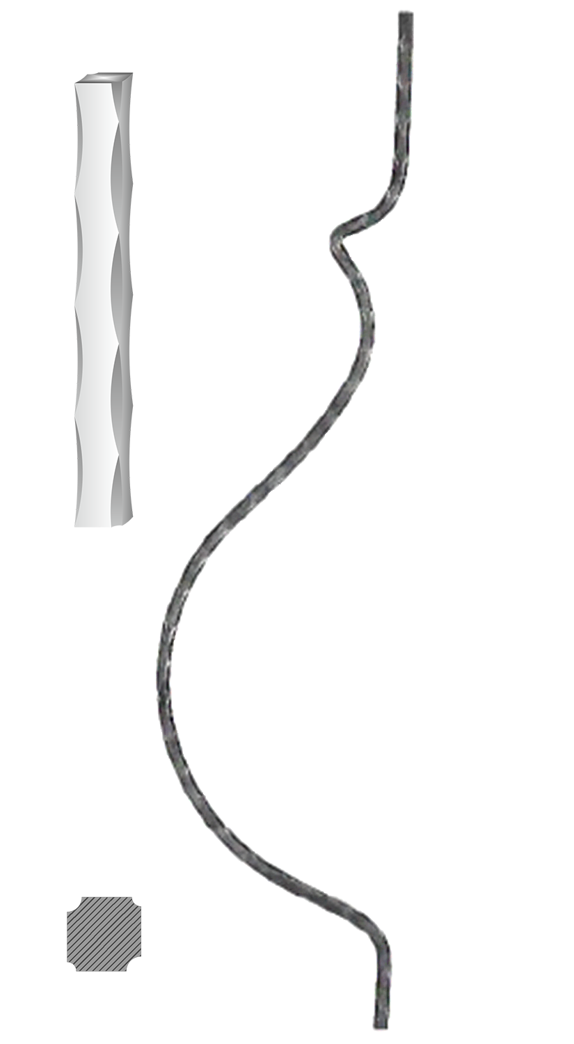 Tyč 12 x 12 mm, 900 x 210 mm