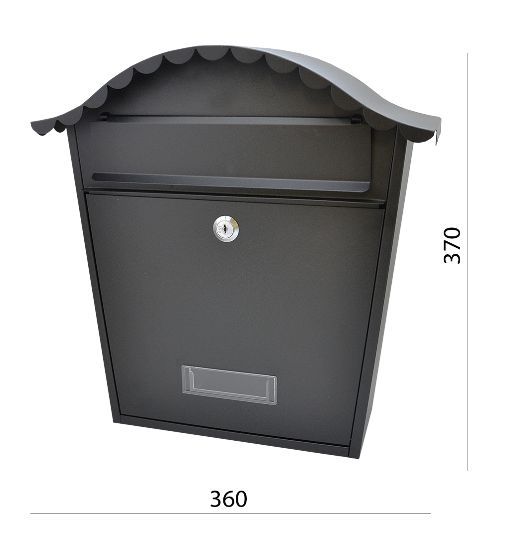 Poštovní schránka H 370 x L 360 mm x W 130 mm