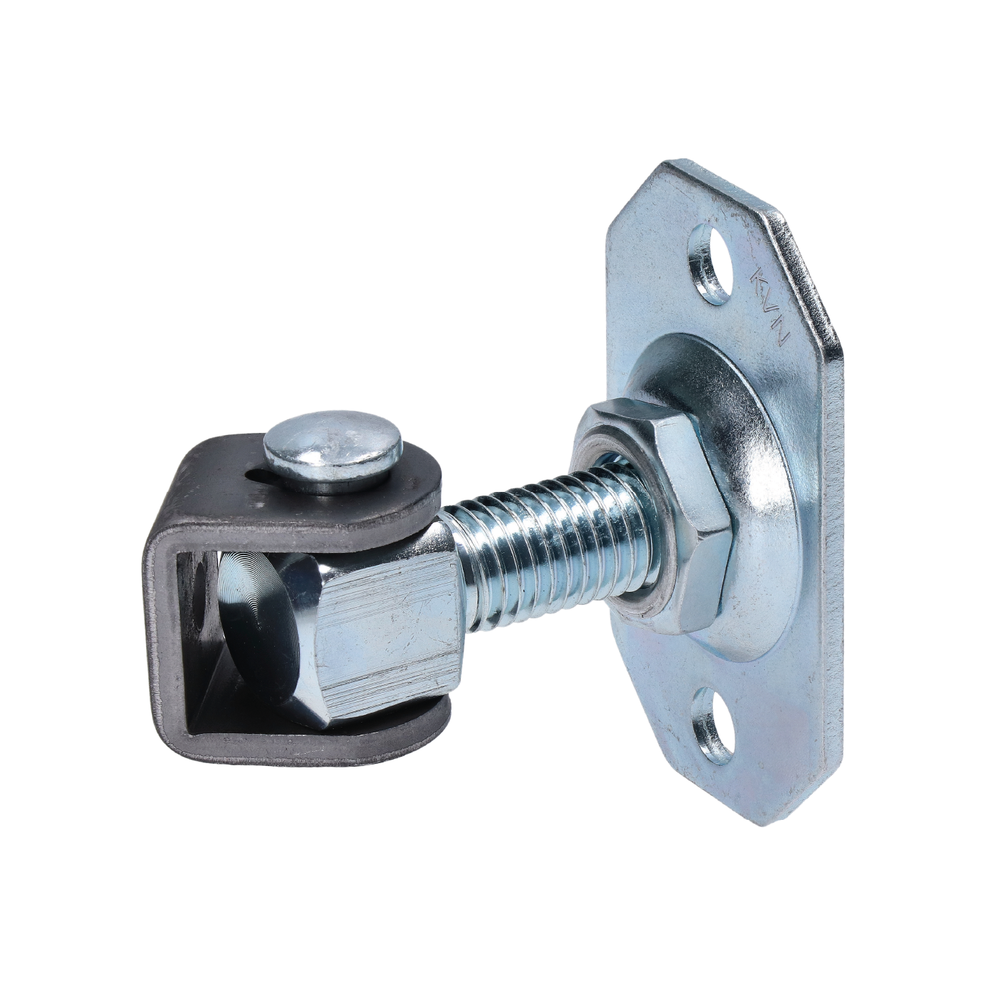 Závěs M18 s plotnou 54 x 90 mm, nastavitelný, pozink