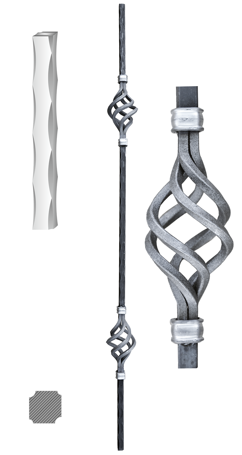 Tyč 12 x 12 mm, 60 x 900 mm