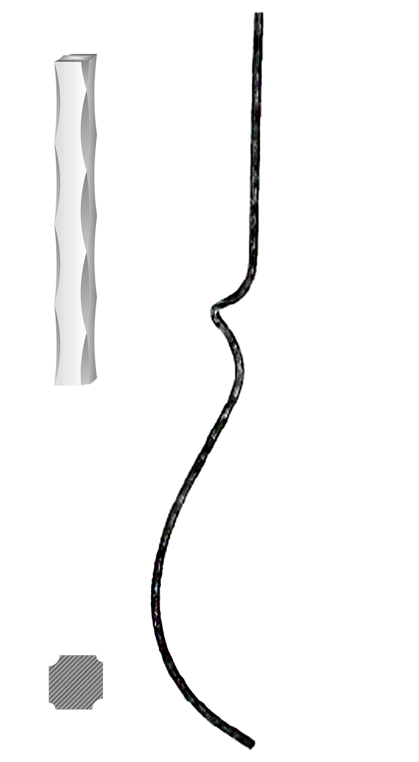 Tyč 12 x 12 mm, 1000 x 210 mm