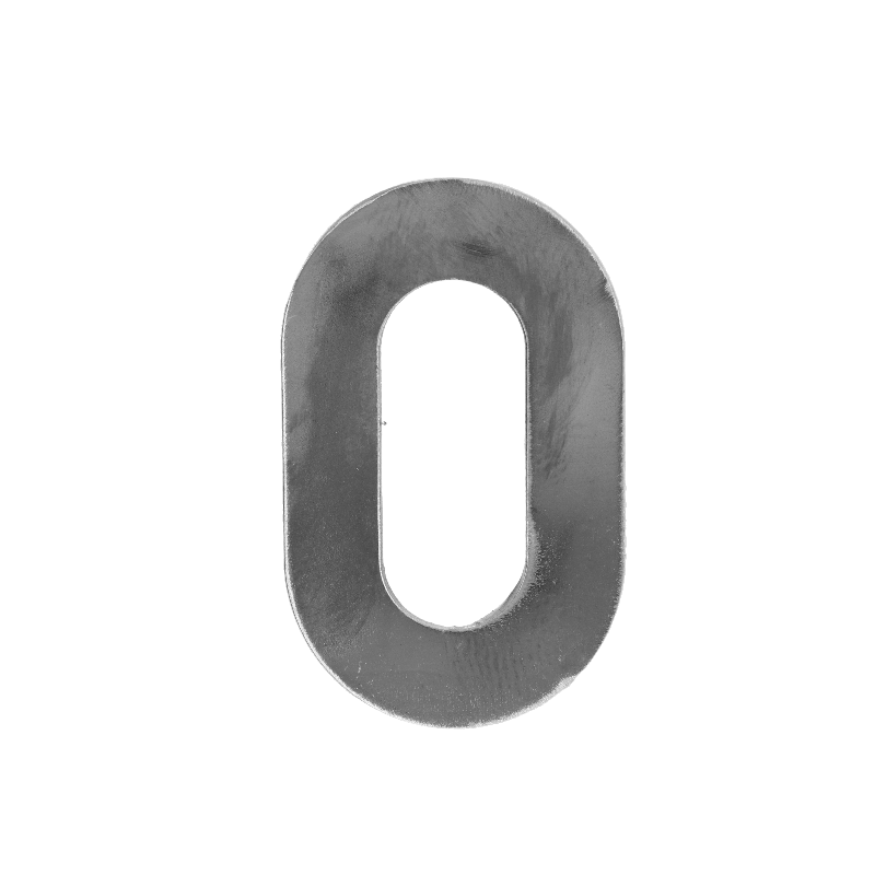 číslo domové 0,   120x80x3mm   hladké, bez povrchovej úpravy
